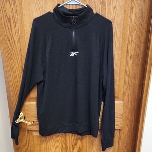 Reebok Men's Black Zip-Up Sweater